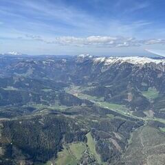 Flugwegposition um 12:38:57: Aufgenommen in der Nähe von Kapellen, Österreich in 2109 Meter